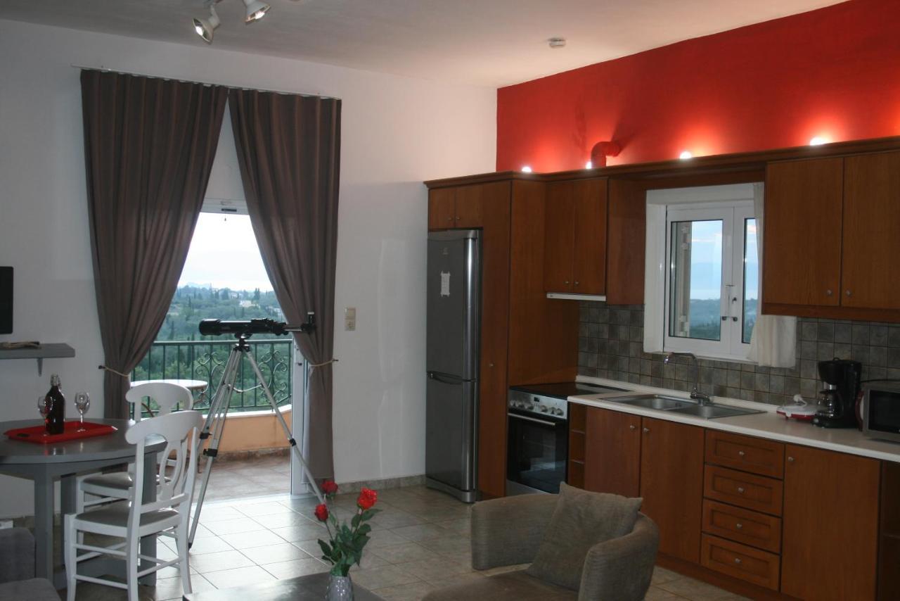 Corfu Quality Suite, Tranquility, Mountain & Sea Views Agios Gordios  Bagian luar foto