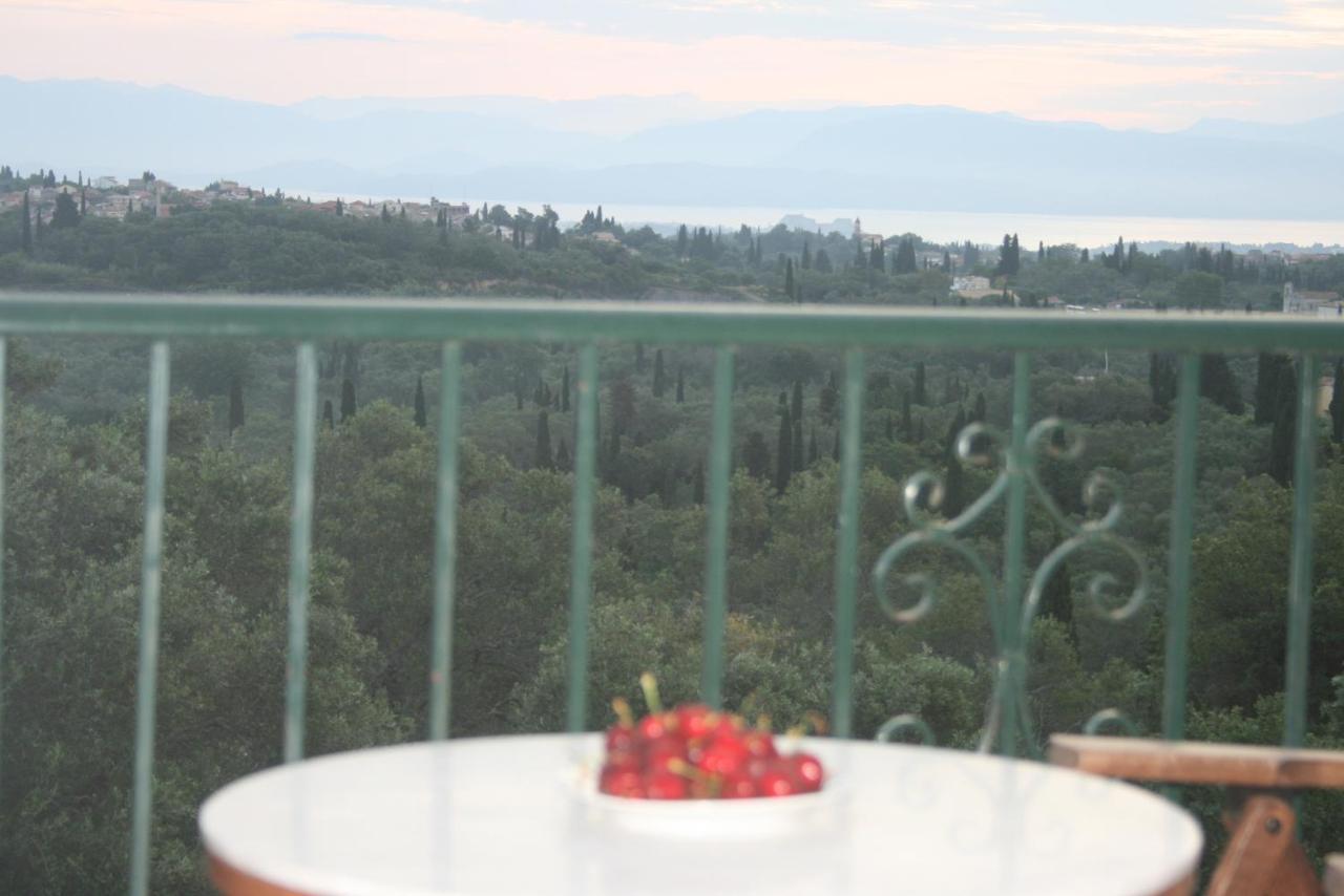 Corfu Quality Suite, Tranquility, Mountain & Sea Views Agios Gordios  Bagian luar foto