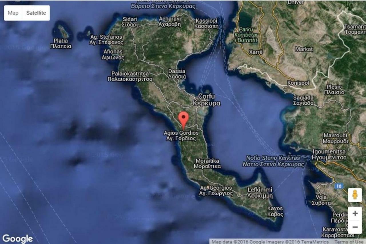 Corfu Quality Suite, Tranquility, Mountain & Sea Views Agios Gordios  Bagian luar foto